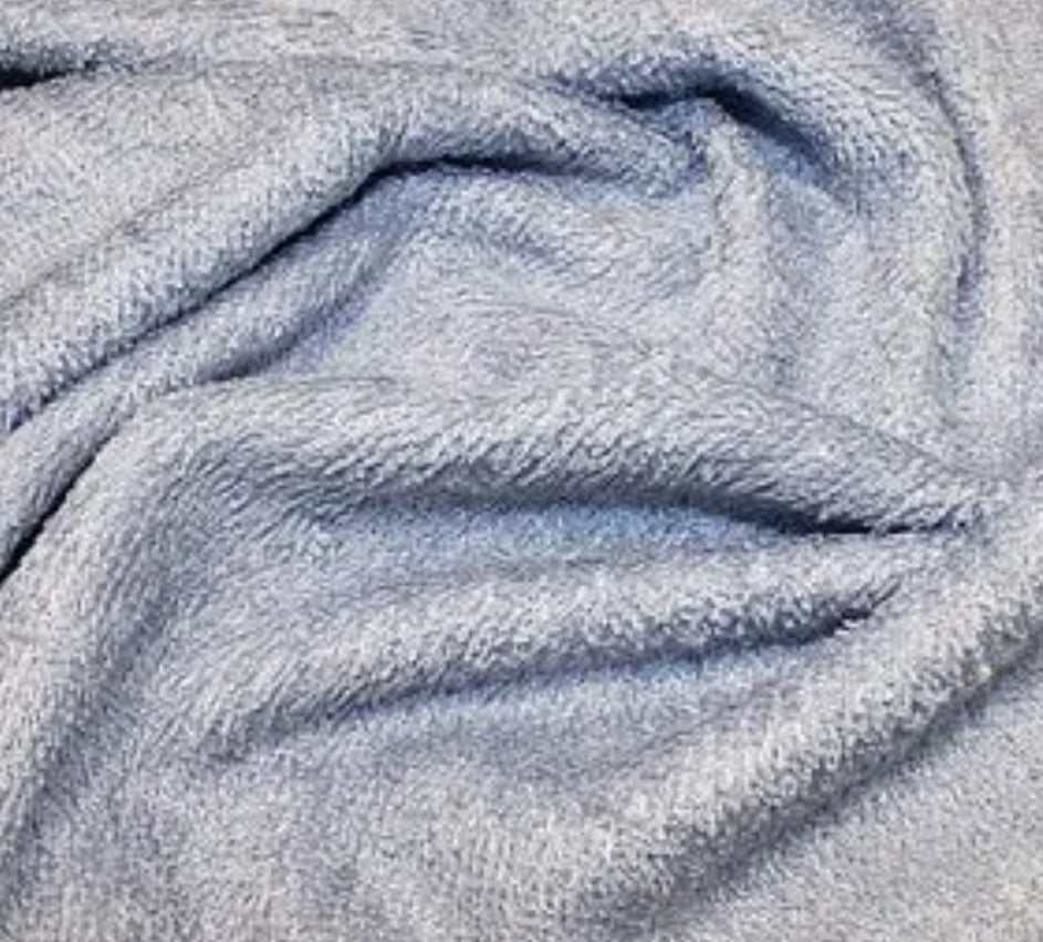 Bamboo Towelling Hair Scrunchie - Blue