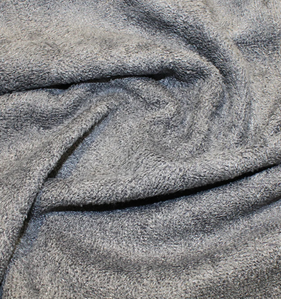 Bamboo Towelling Hair Scrunchie - Grey