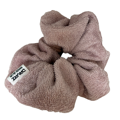 Bamboo Towelling Hair Scrunchie - Pink